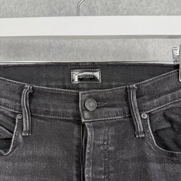 Mother Womens The Stunner Skinny Jeans Size 27 Night Hawk Black Denim Classic - Picture 10 of 16